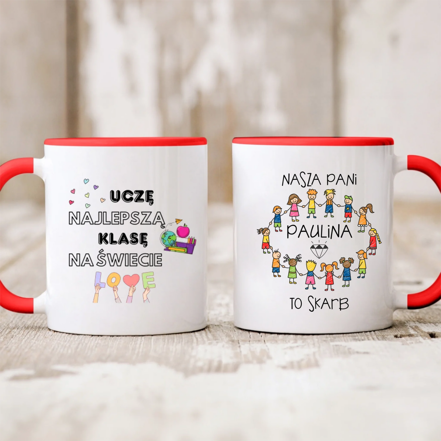 Kubek dla nauczyciela personalizowany - prezent na dzień nauczyciela #155