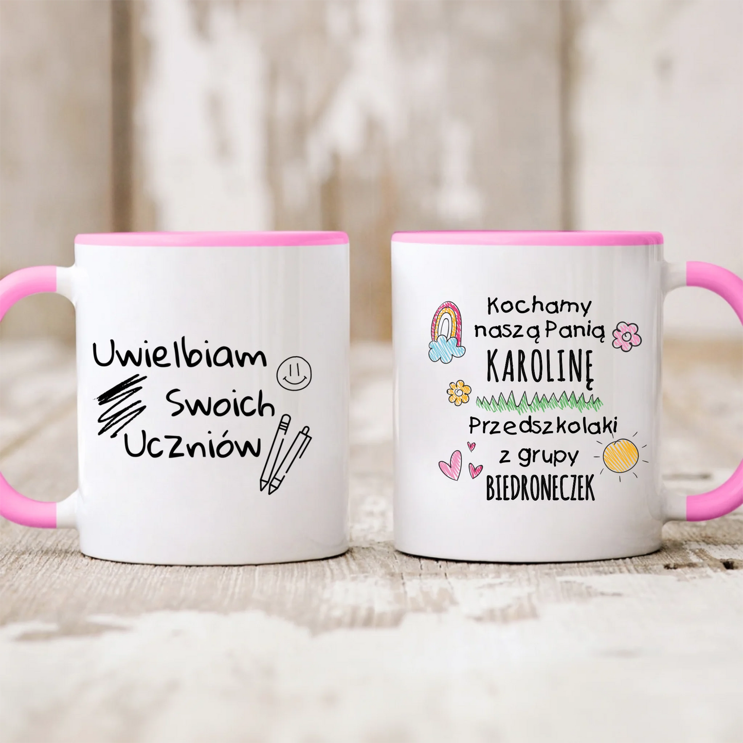 Kubek dla nauczyciela personalizowany - prezent na dzień nauczyciela #156