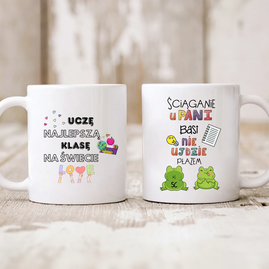 Kubek dla nauczyciela personalizowany - prezent na dzień nauczyciela #157