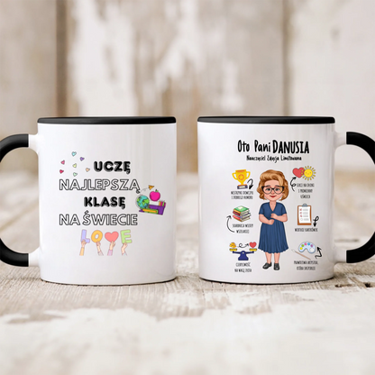 Kubek personalizowany dla nauczyciela EDYCJA LIMITOWANA | z personalizacją imienia #153