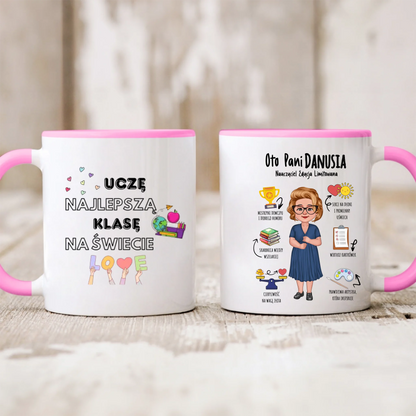 Kubek personalizowany dla nauczyciela EDYCJA LIMITOWANA | z personalizacją imienia #153