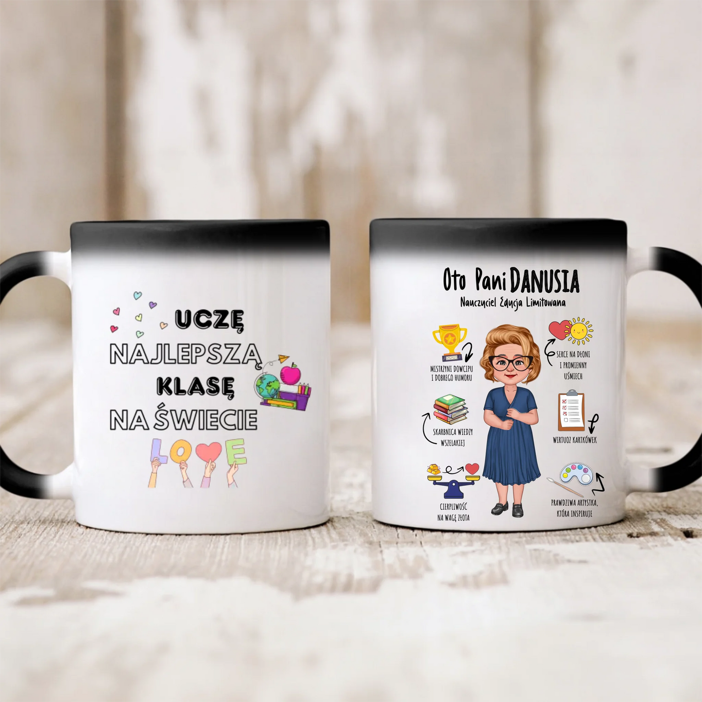 Kubek dla nauczyciela personalizowany - prezent na dzień nauczyciela #153