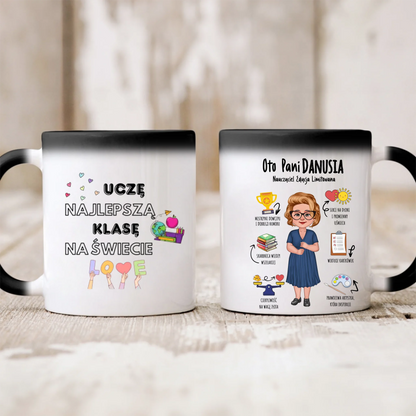 Kubek personalizowany dla nauczyciela EDYCJA LIMITOWANA | z personalizacją imienia #153