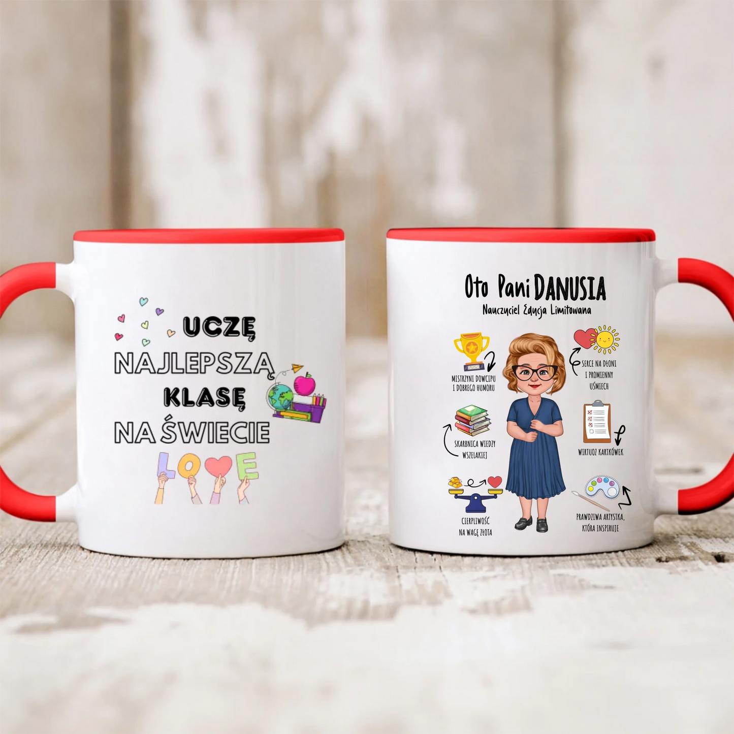 Kubek dla nauczyciela personalizowany - prezent na dzień nauczyciela #153