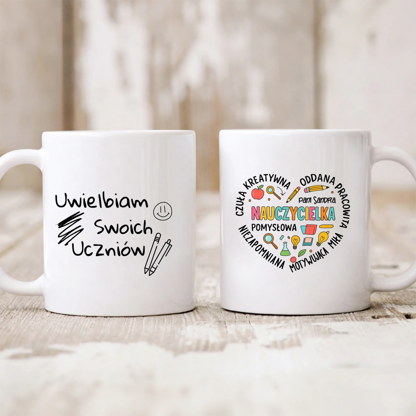 Kubek dla nauczyciela personalizowany - prezent na dzień nauczyciela #158