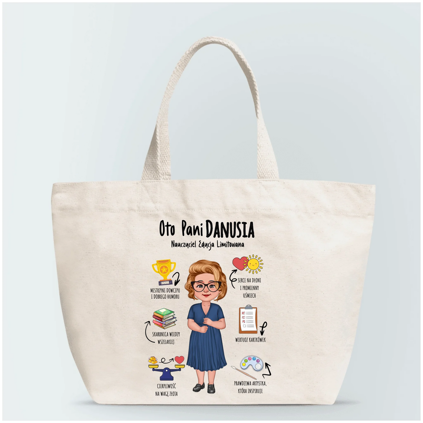 Torba personalizowana dla nauczyciela - Prezent dla nauczyciela #403