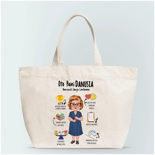 Torba personalizowana dla nauczyciela - Prezent dla nauczyciela #403