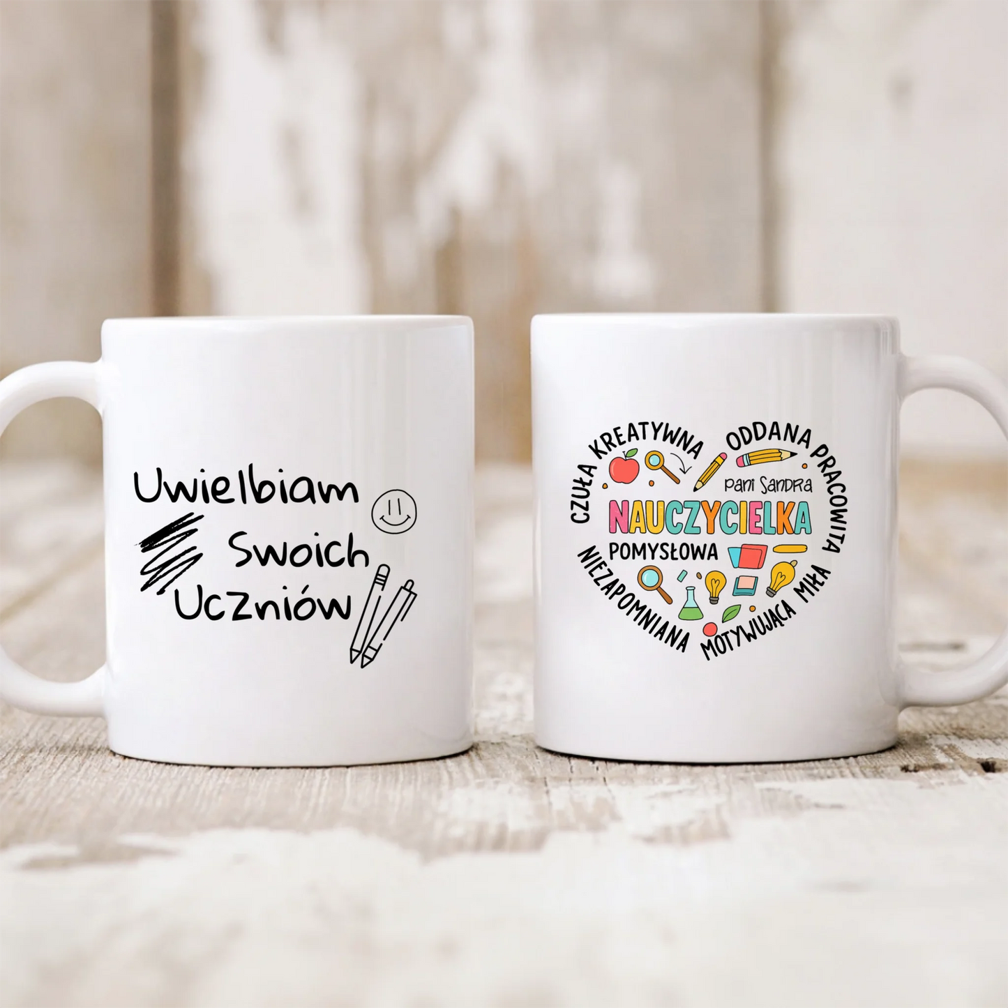 Kubek dla nauczyciela personalizowany - prezent na dzień nauczyciela #158