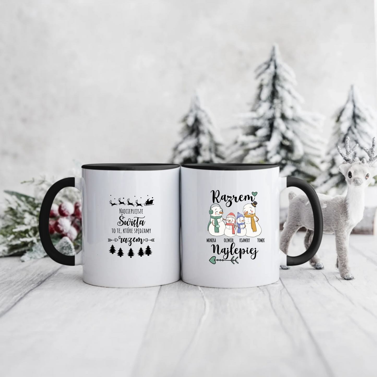 Kubek dla rodziny - Personalizowany prezent na święta #1007