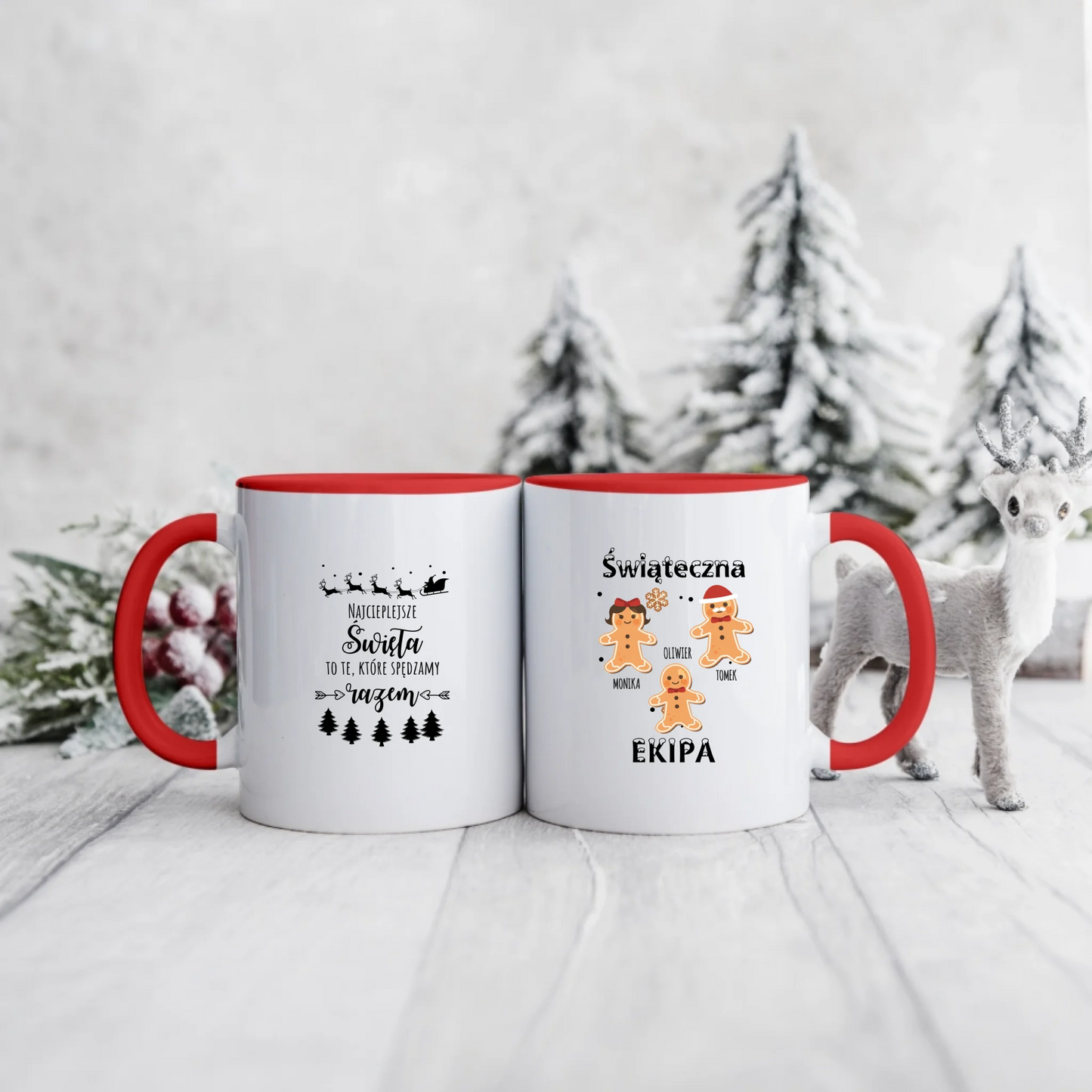 Kubek dla rodziny - Personalizowany prezent na święta #1006