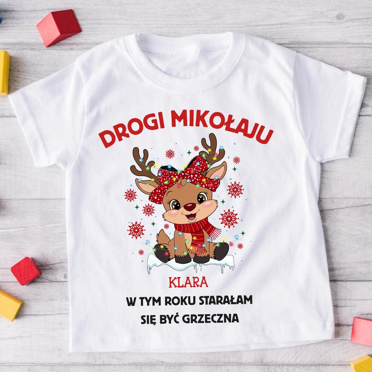 Koszulka świąteczna dla dziecka - Prezent na święta #2402