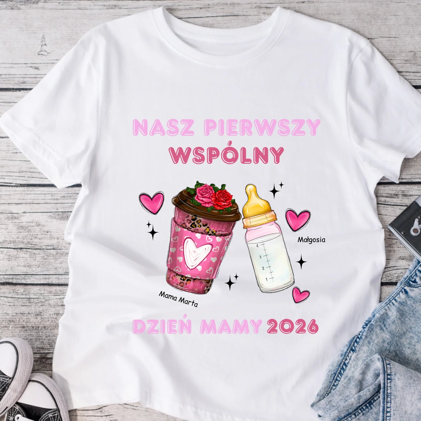 Koszulka dla mamy i córki - Personalizowana (rodzinna) #299