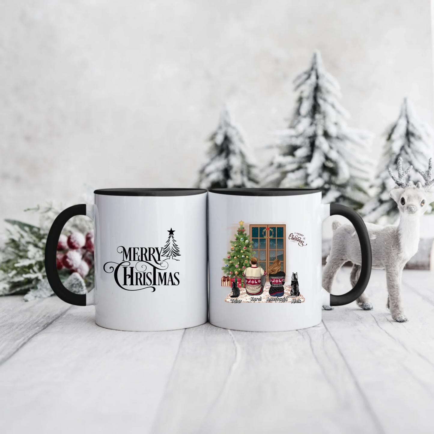 Kubek dla par świąteczny (z opcją wyboru płci) + max. 2 pupile #8