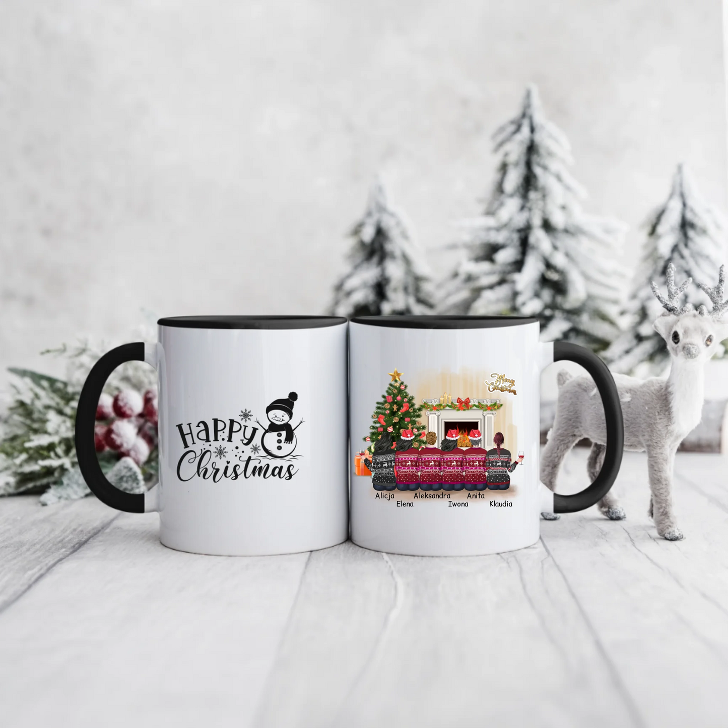 Kubek dla przyjaciółek świąteczny max. 2-6 osób #11