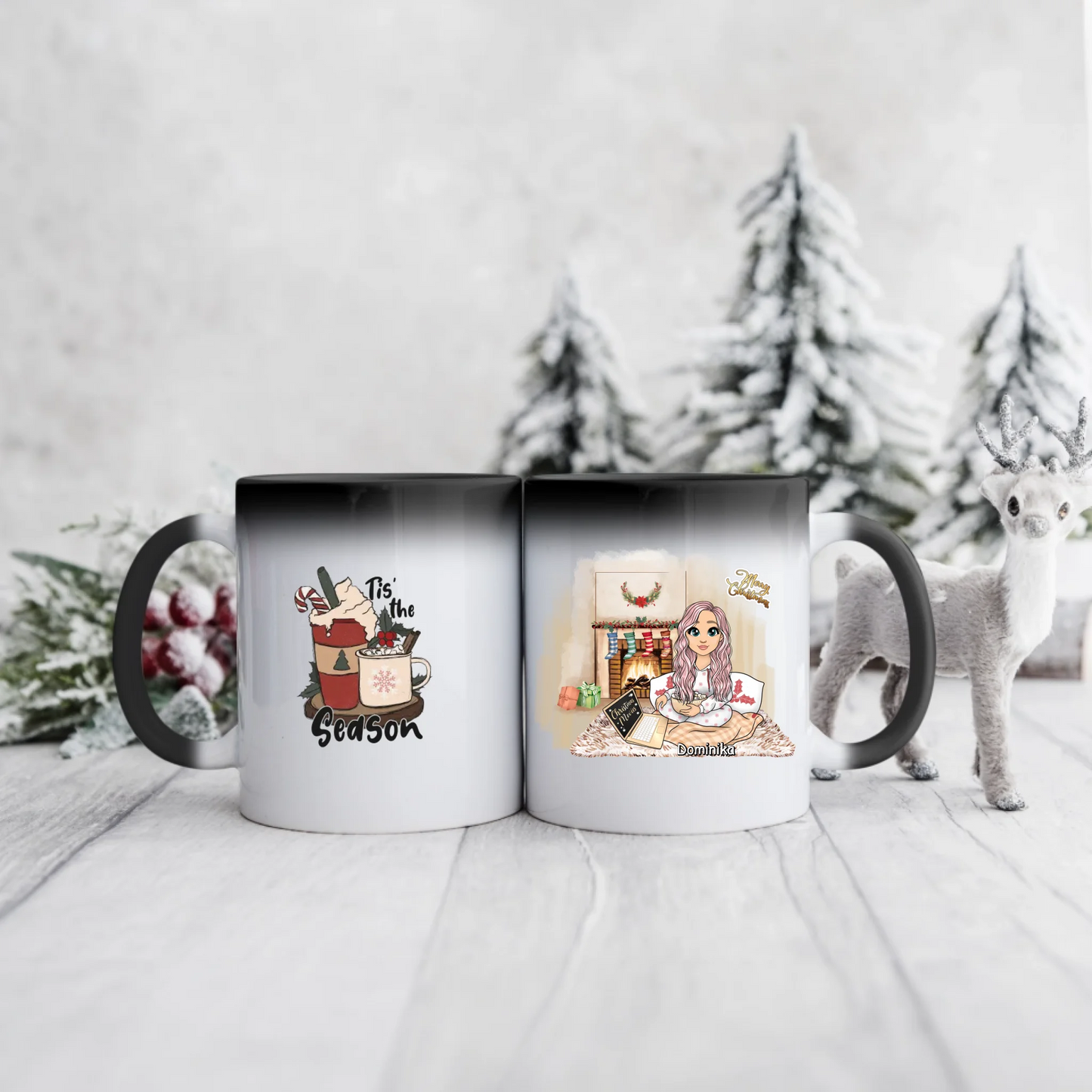 Kubek dla przyjaciółki świąteczny - 1 osoba #98