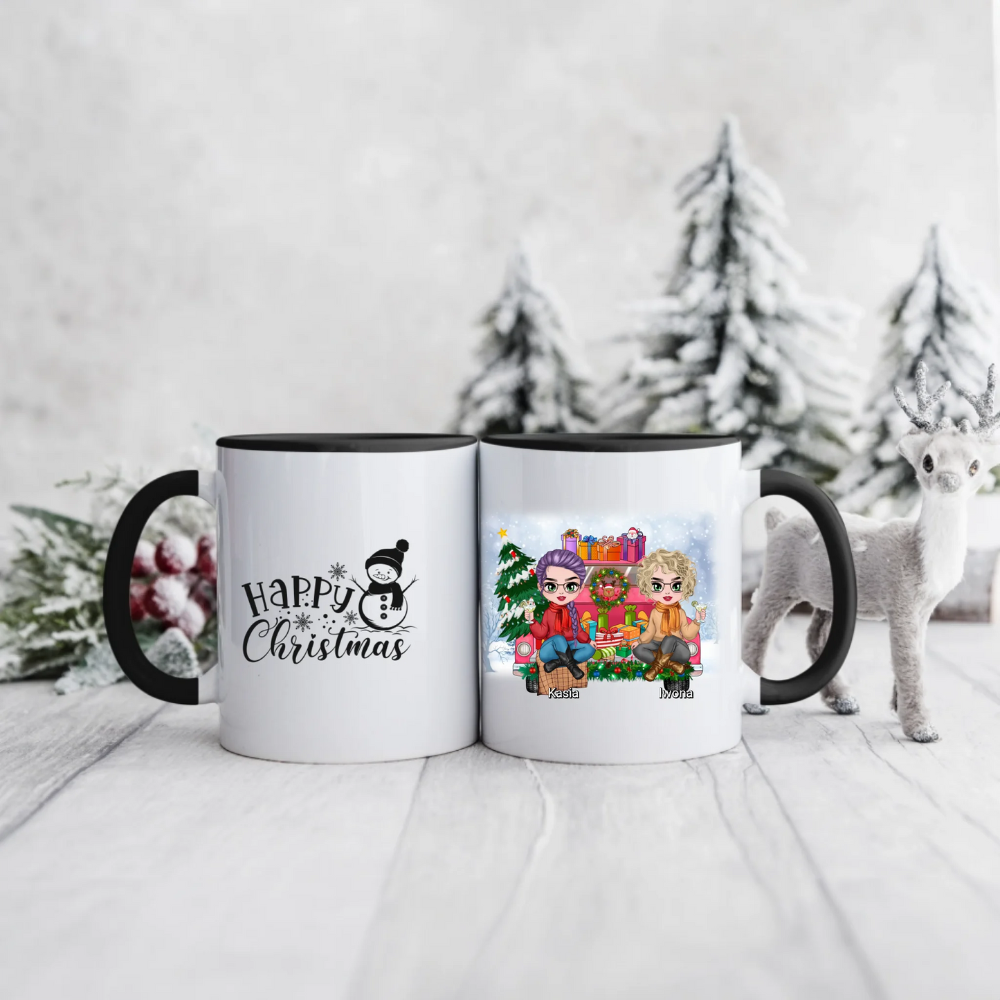 Kubek dla przyjaciółek świąteczny max. 2 osoby #3