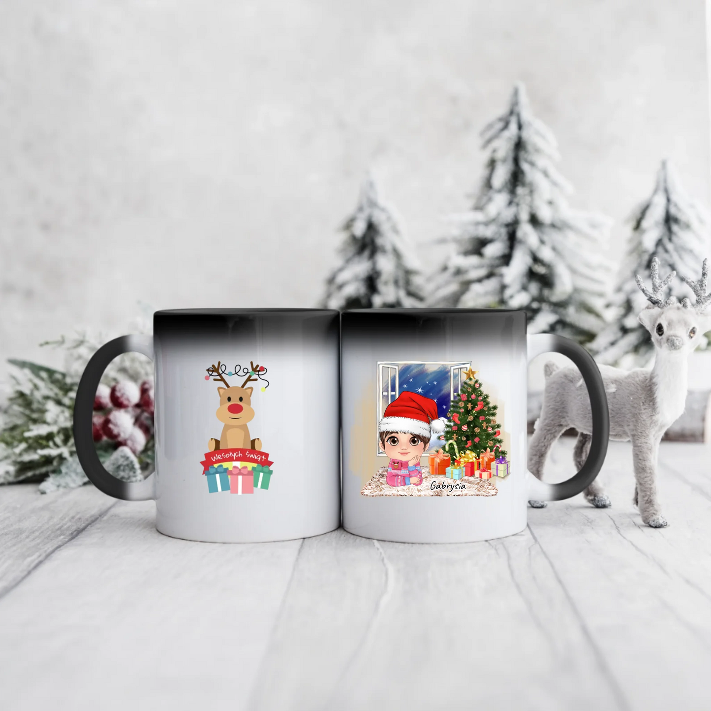 Kubek świąteczny - rodzinny dla dziewczynki #1