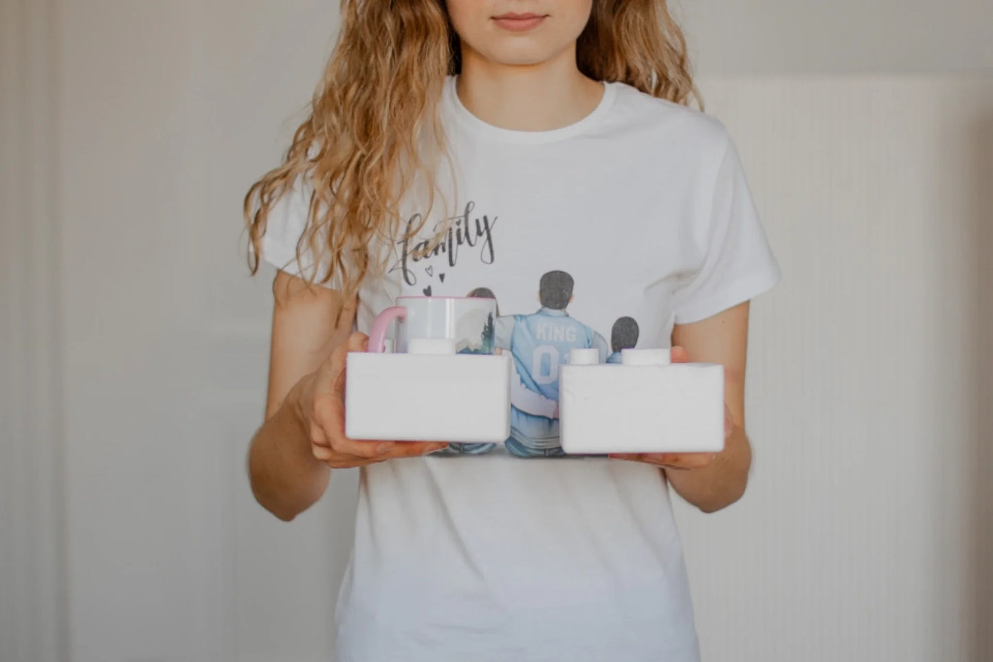 Kubek dla mamy i córki świąteczny - Personalizowany prezent na święta #993