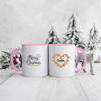 Świąteczny kubek personalizowany | z personalizacją imienia #1002