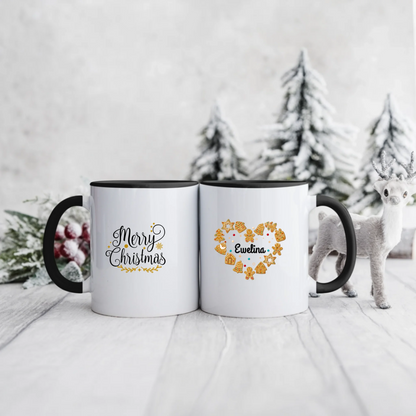 Świąteczny kubek personalizowany | z personalizacją imienia #1002