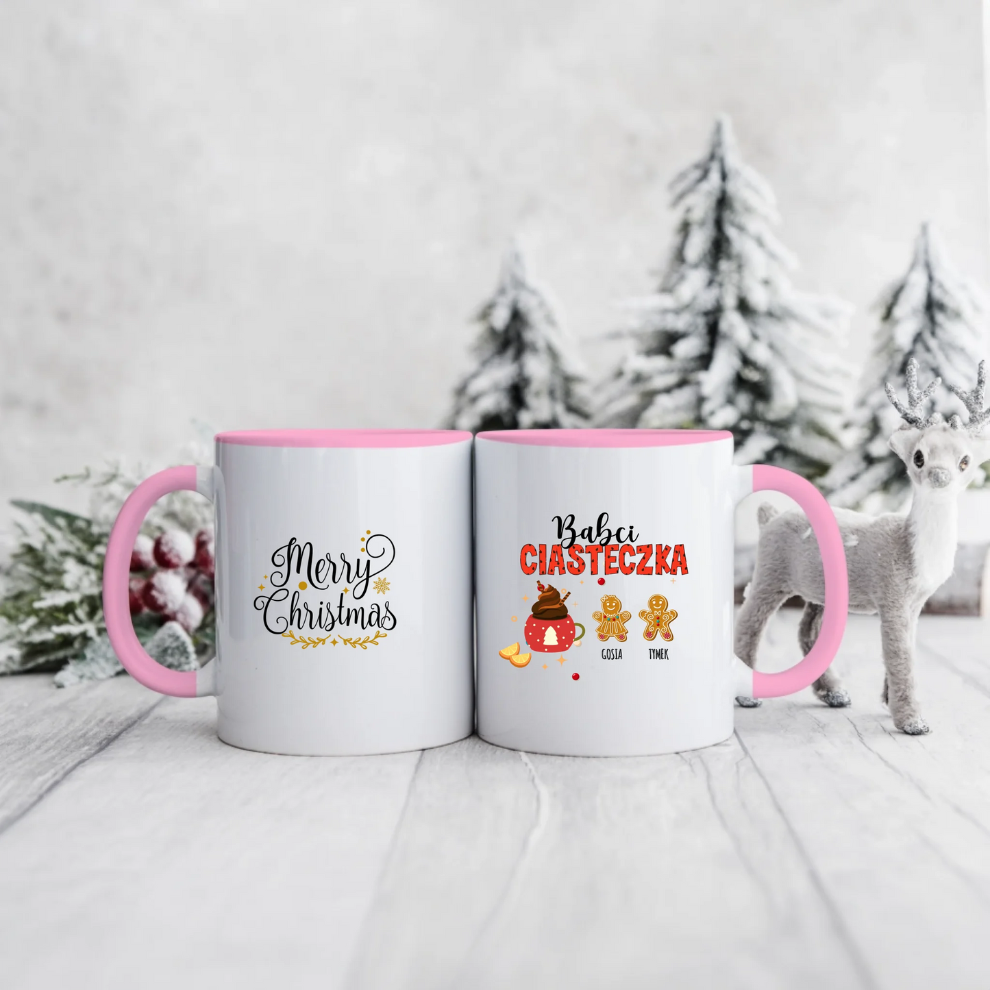 Kubek dla babci - Personalizowany prezent na święta #1001