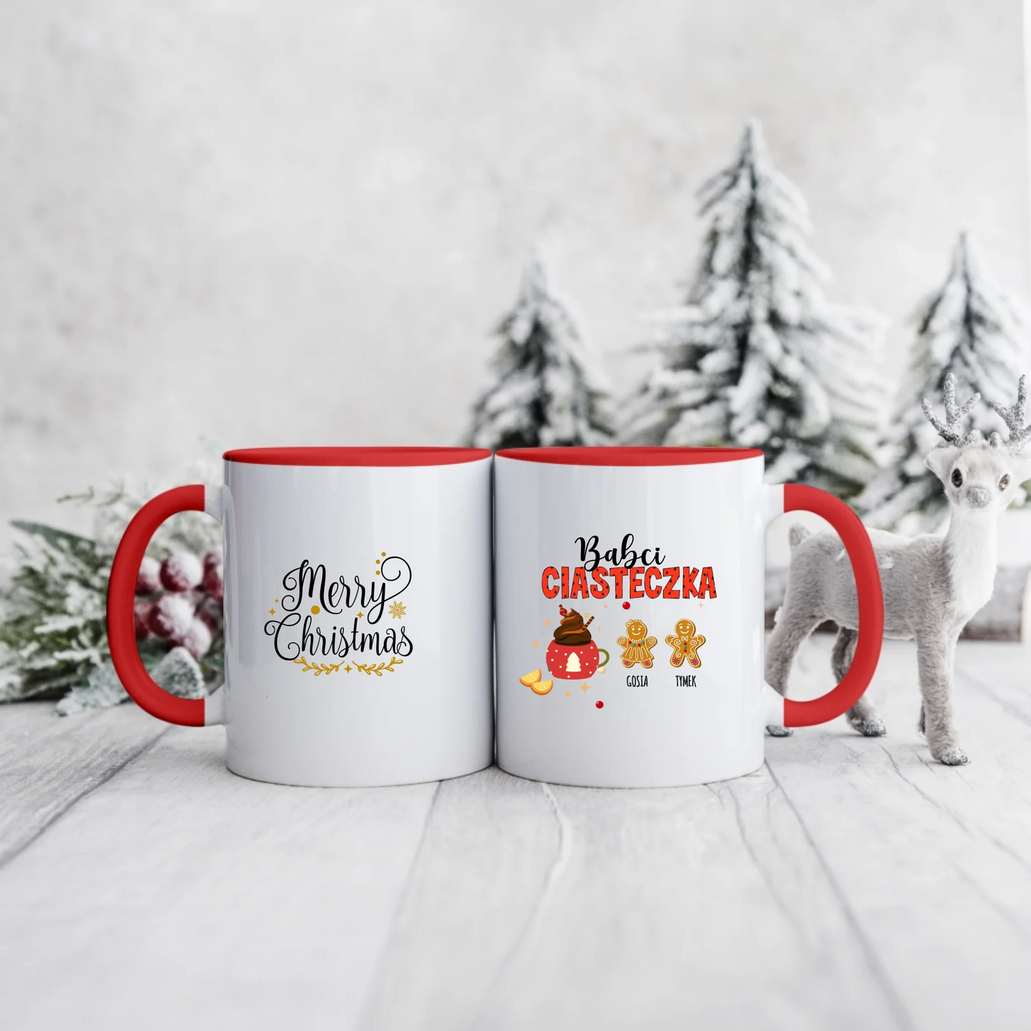 Kubek dla babci - Personalizowany prezent na święta #1001
