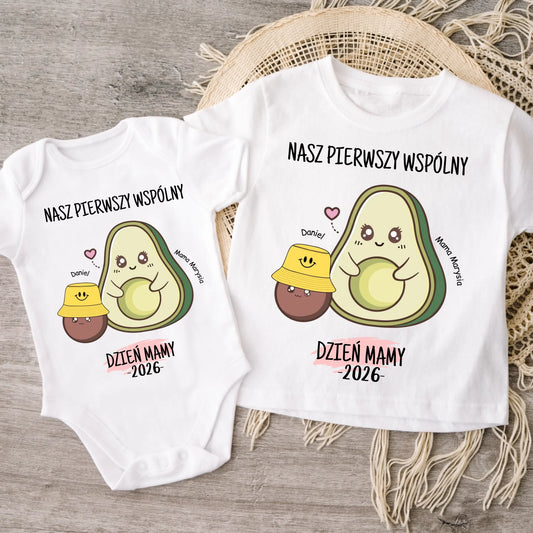 Koszulka/Body dla mamy i córki/syna  - Personalizowana - Prezent na dzień mamy #697