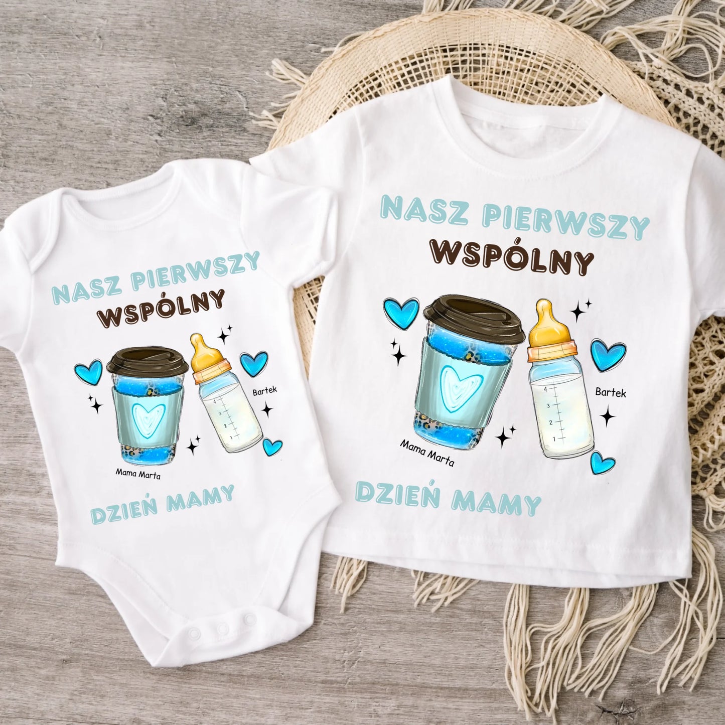 Koszulka dla mamy i syna - Personalizowana (rodzinna) #297