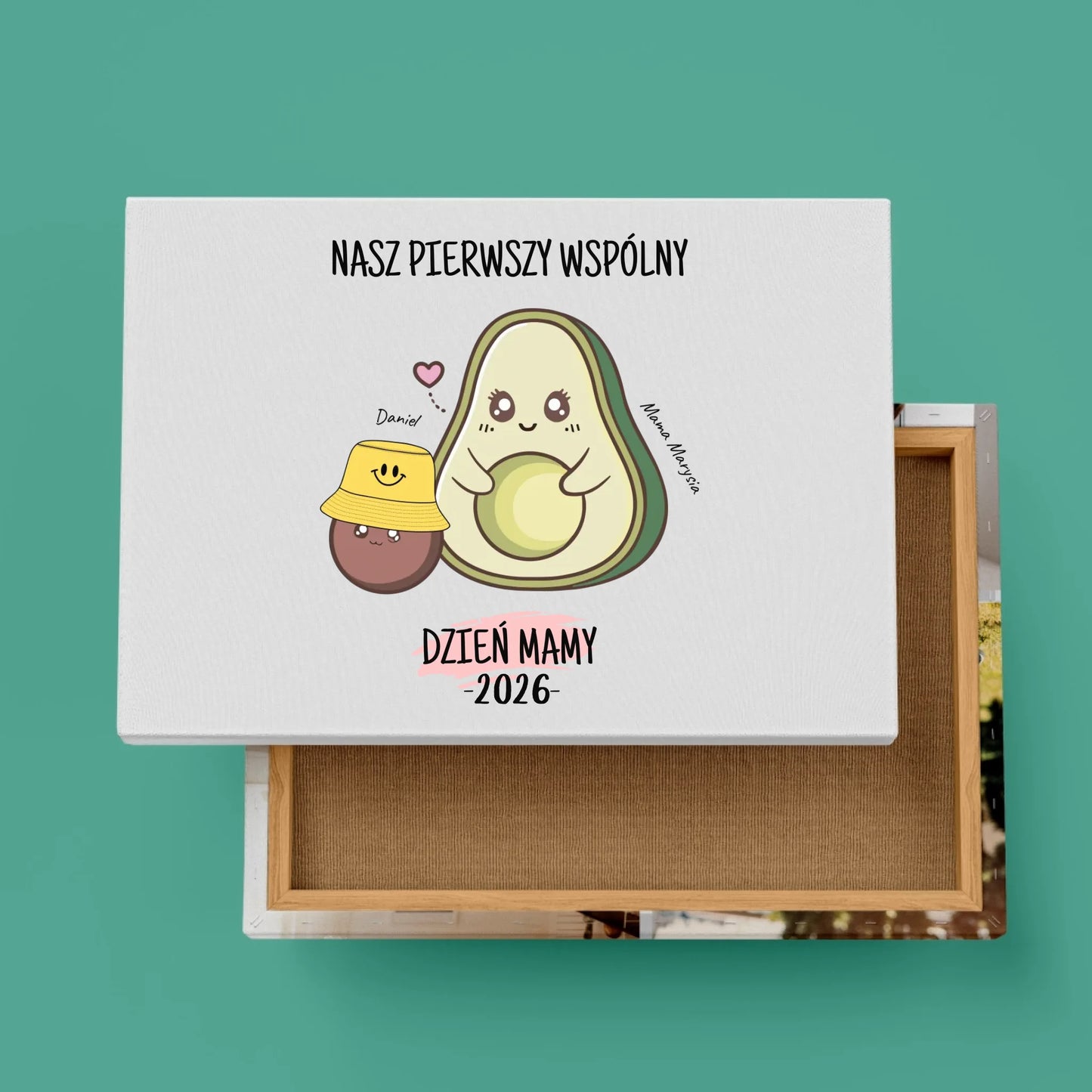 Obraz na płótnie dla mamy i syna (rodzinny) - Personalizowany #8