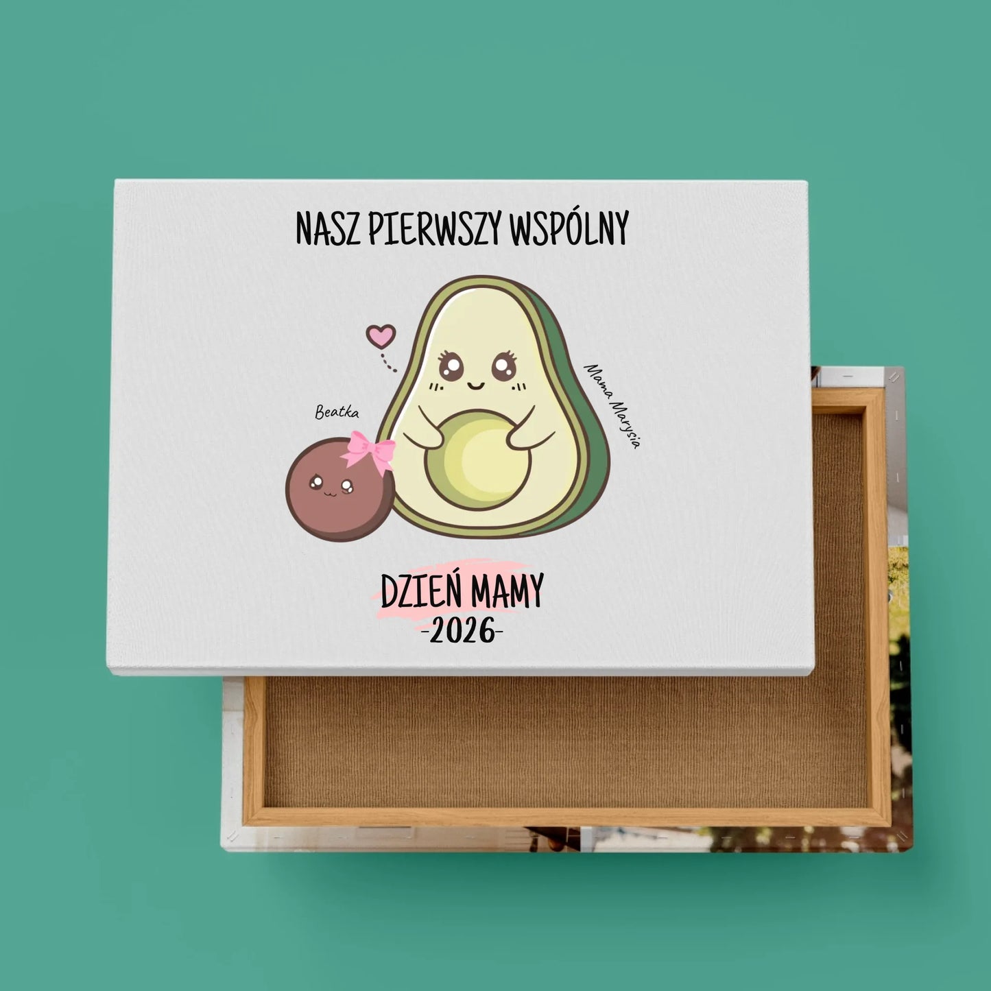 Obraz na płótnie dla mamy i córki (rodzinny) - Personalizowany #9