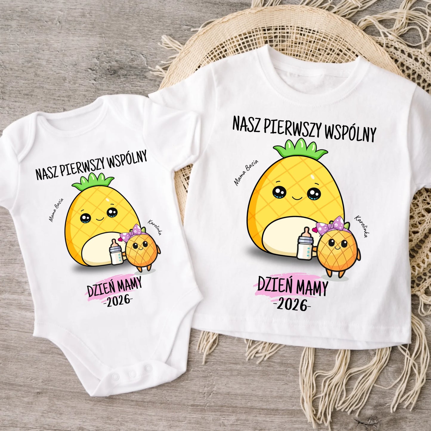 Koszulka dla mamy i córki - Personalizowana (rodzinna) #7911