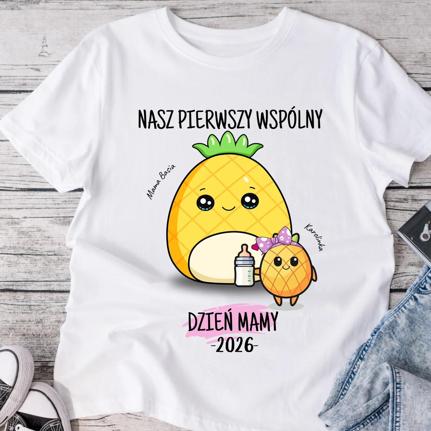 Koszulka dla mamy i córki - Personalizowana (rodzinna) #7911