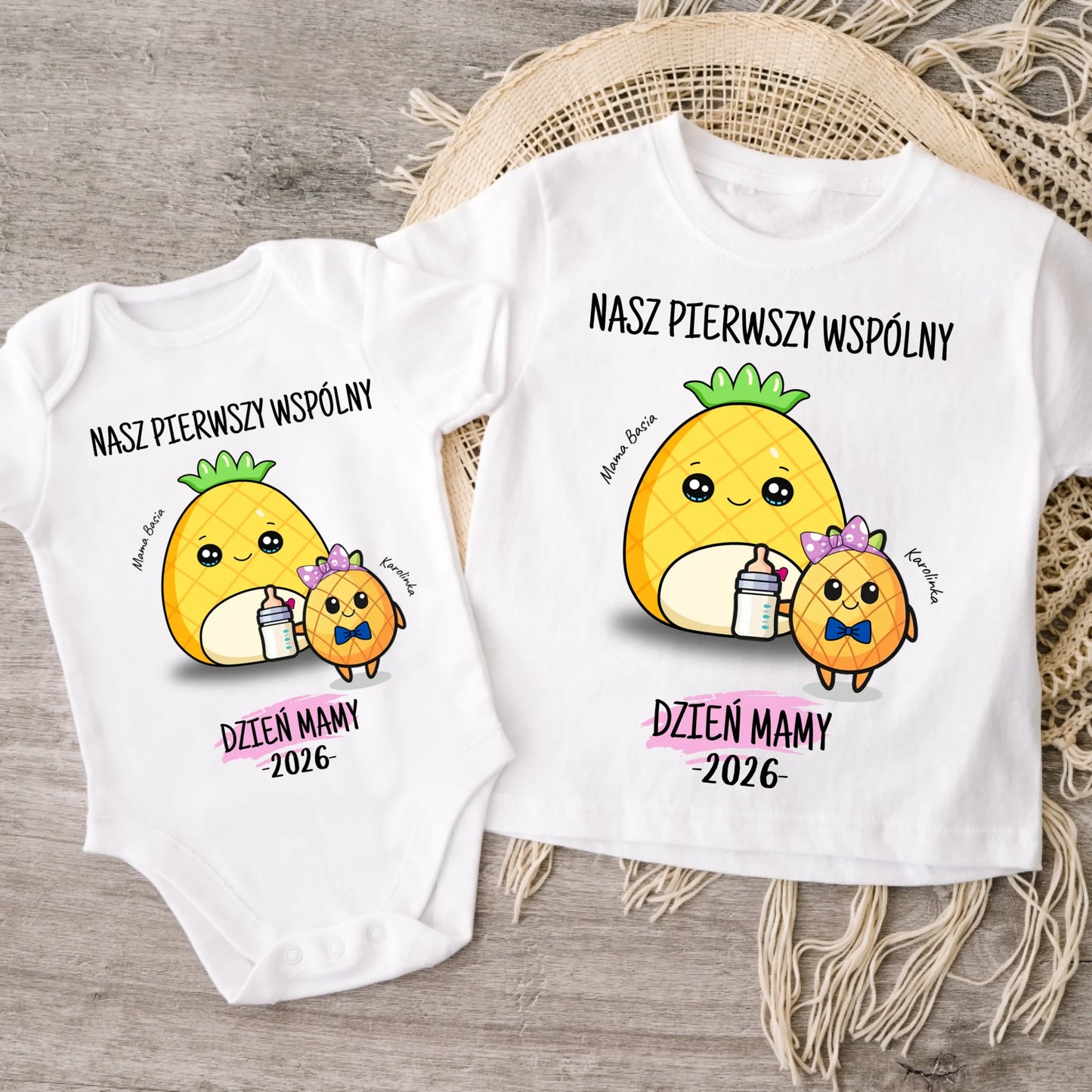 Koszulka dla mamy i syna - Personalizowana (rodzinna) #7914