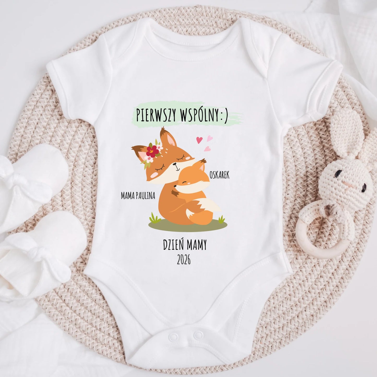 Koszulka dla mamy i córki/syna - Prezent na Dzień Mamy - Personalizowana #733