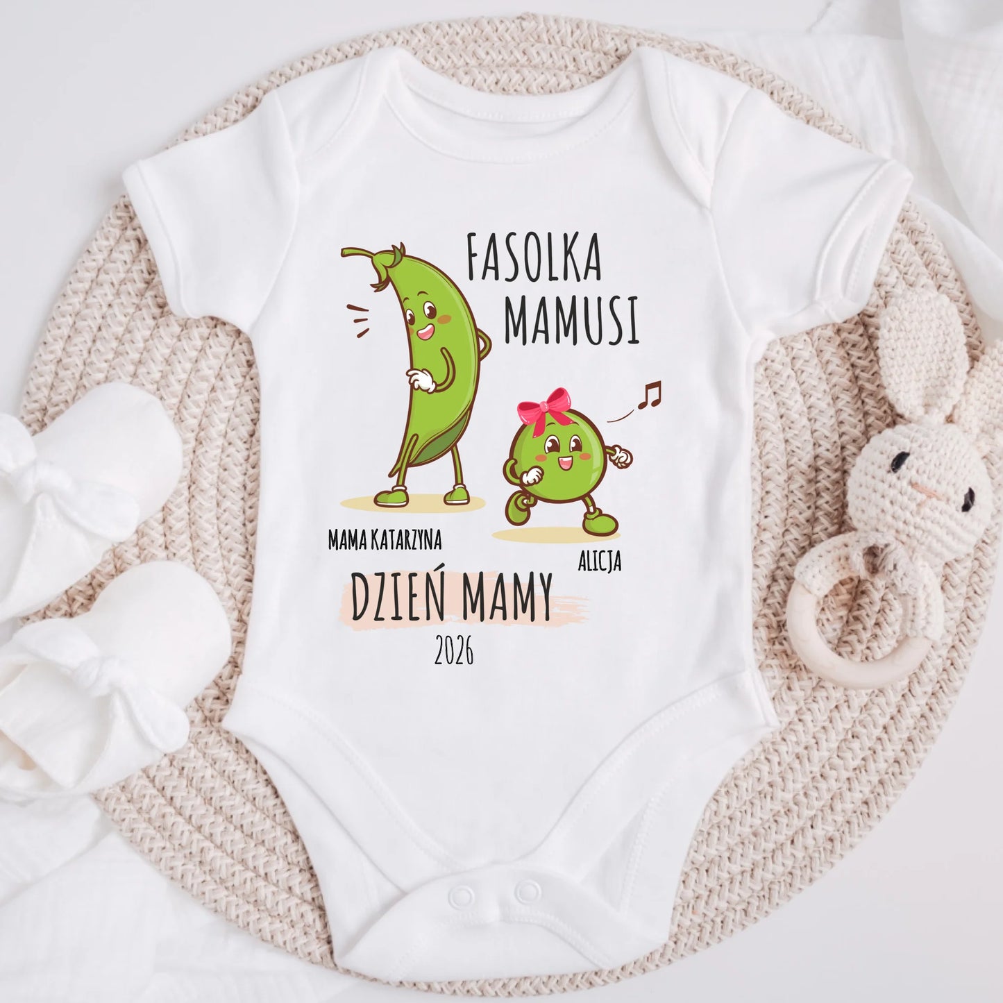 Koszulka dla mamy i córki/syna - Prezent na Dzień Mamy - Personalizowana #41