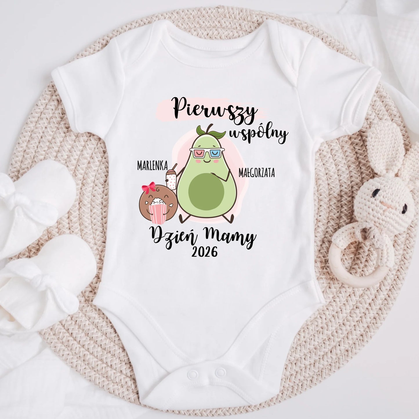 Koszulka dla mamy i córki/syna - Prezent na Dzień Mamy - Personalizowana #79