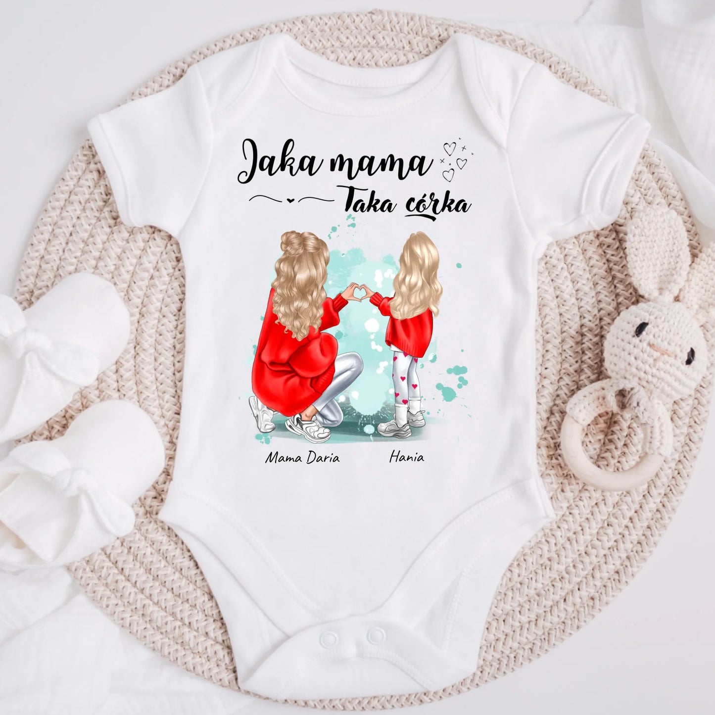 Koszulka dla mamy i córki - Personalizowana (rodzinna) #271