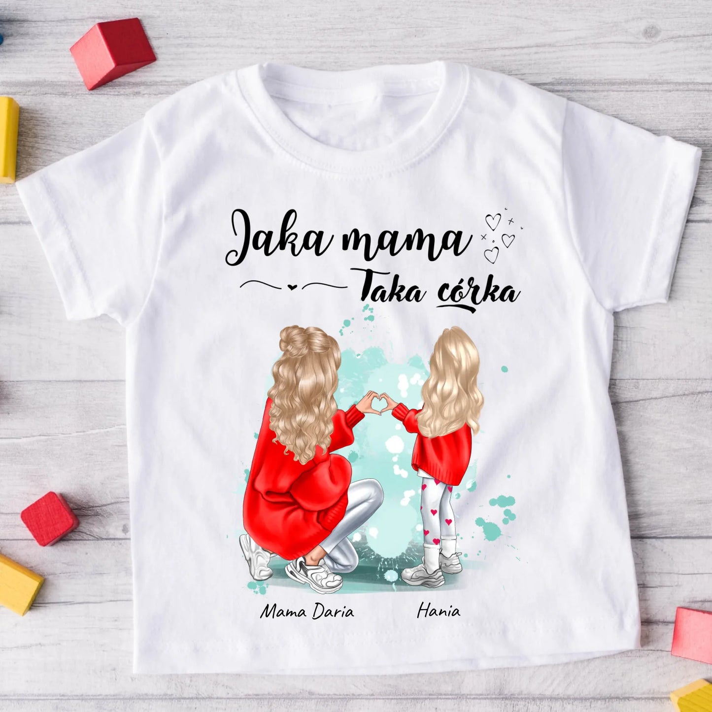 Koszulka dla mamy i córki - Personalizowana (rodzinna) #271