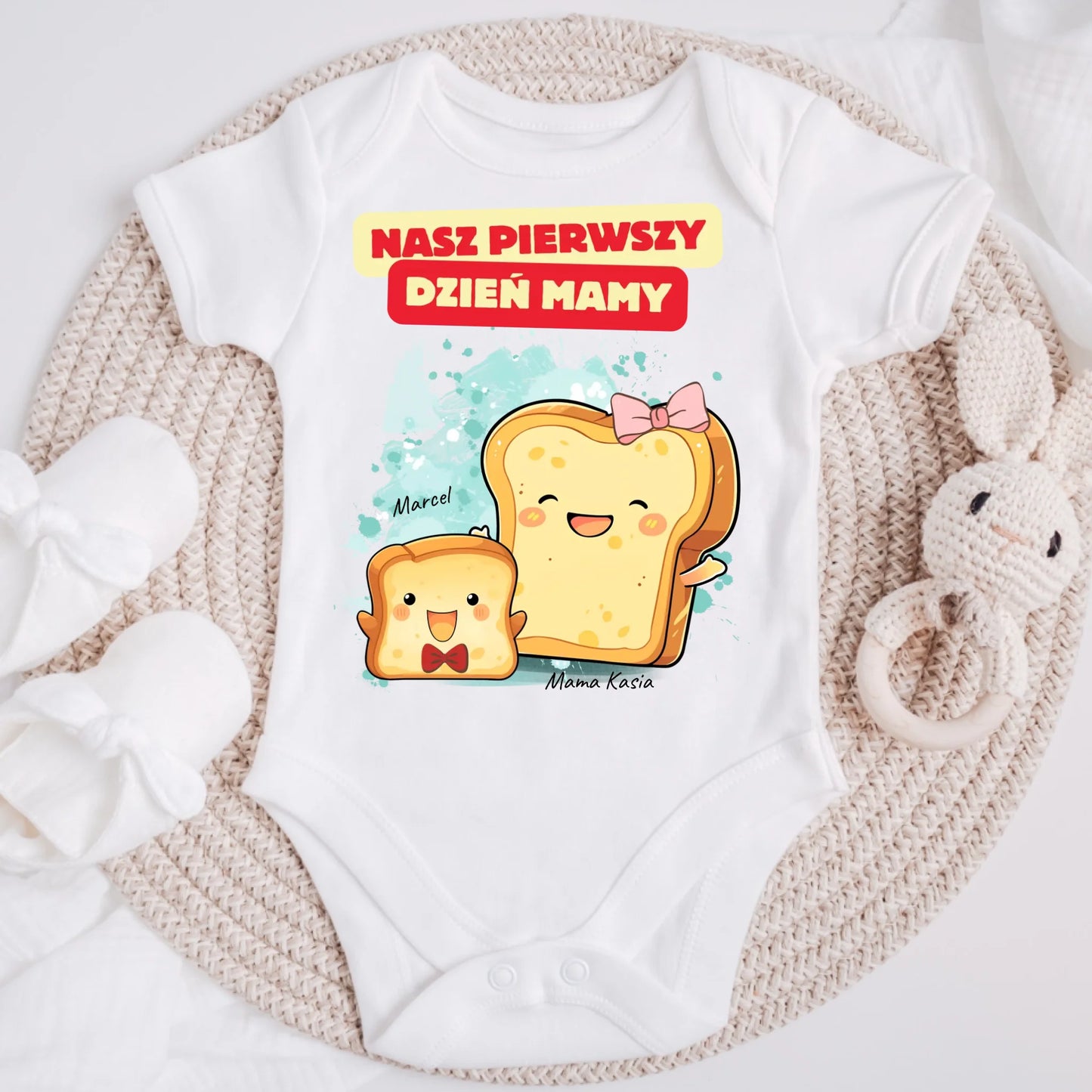 Koszulka dla mamy i dziecka - Personalizowana (rodzinna) #7919