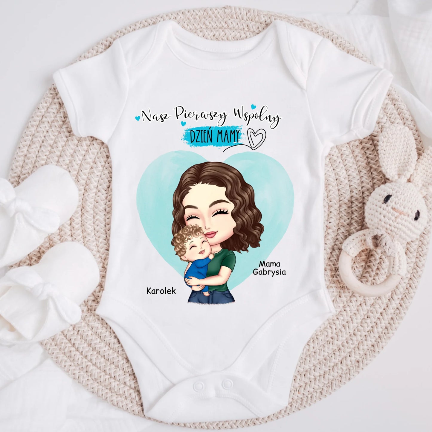 Koszulka dla mamy i córki/syna - Personalizowana (rodzinna) #7944