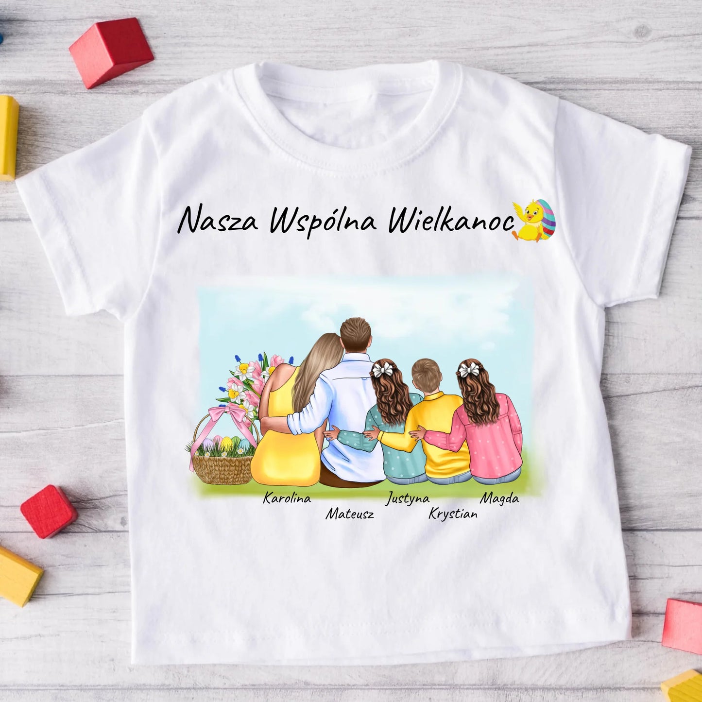 Koszulka rodzinna + max. 1-3 dzieci - Wielkanoc #1