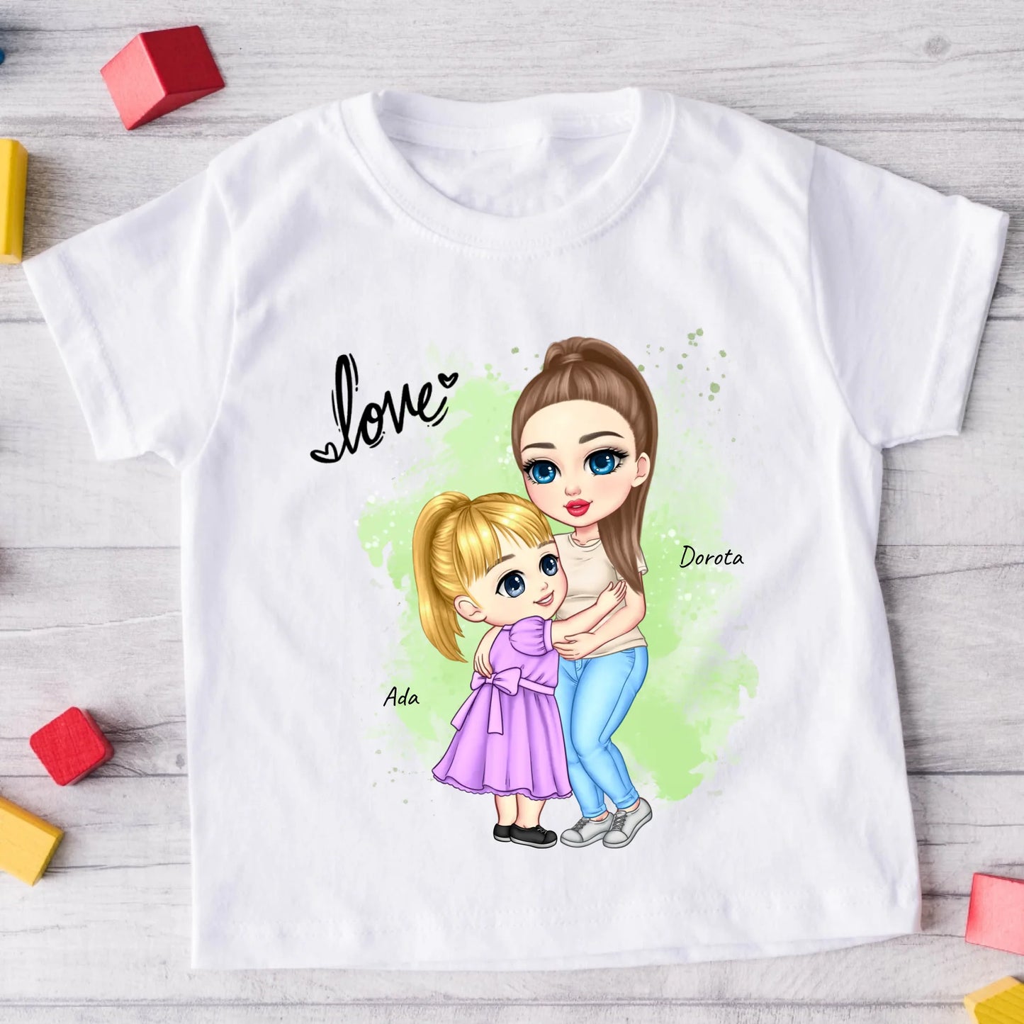 Koszulka dla mamy i córki - Personalizowana (rodzinna) #224