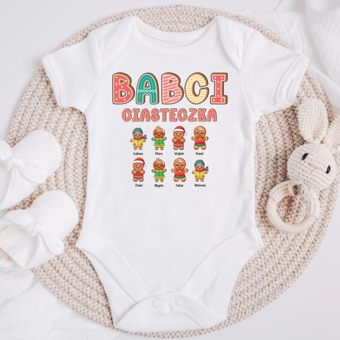 Koszulka świąteczna dla rodziny z ciasteczkami #89111