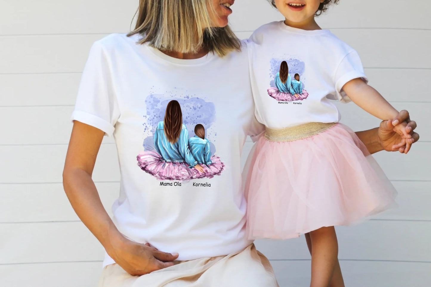 Koszulka dla mamy i córki - Personalizowana (rodzinna) #P20