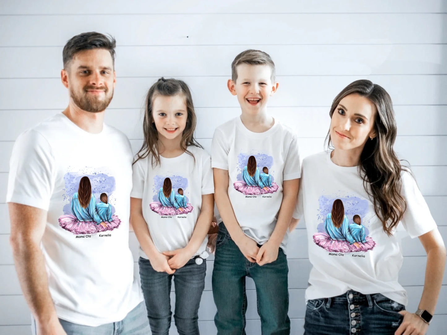 Koszulka dla mamy i córki - Personalizowana (rodzinna) #P20