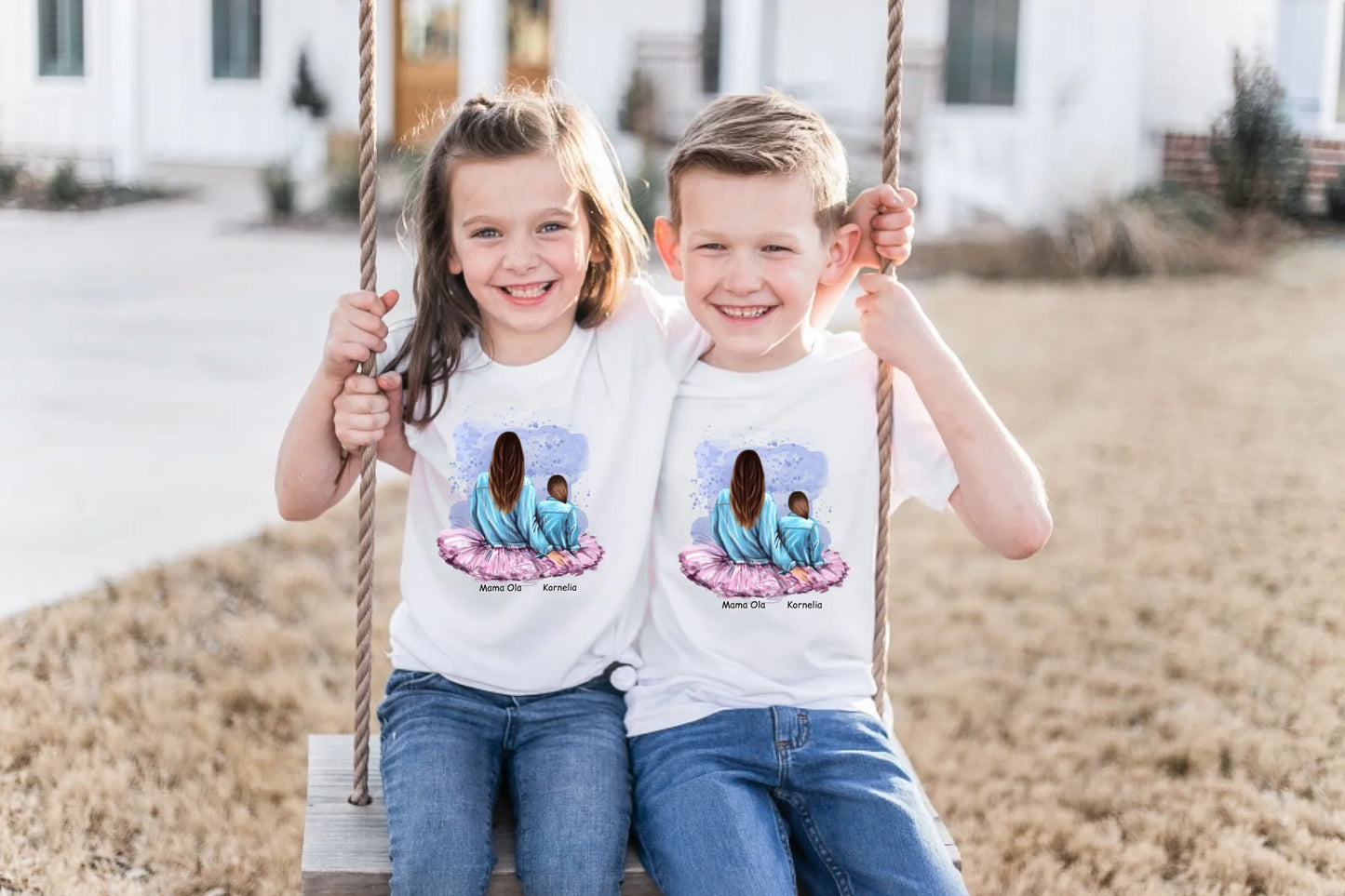 Koszulka dla mamy i córki - Personalizowana (rodzinna) #P20
