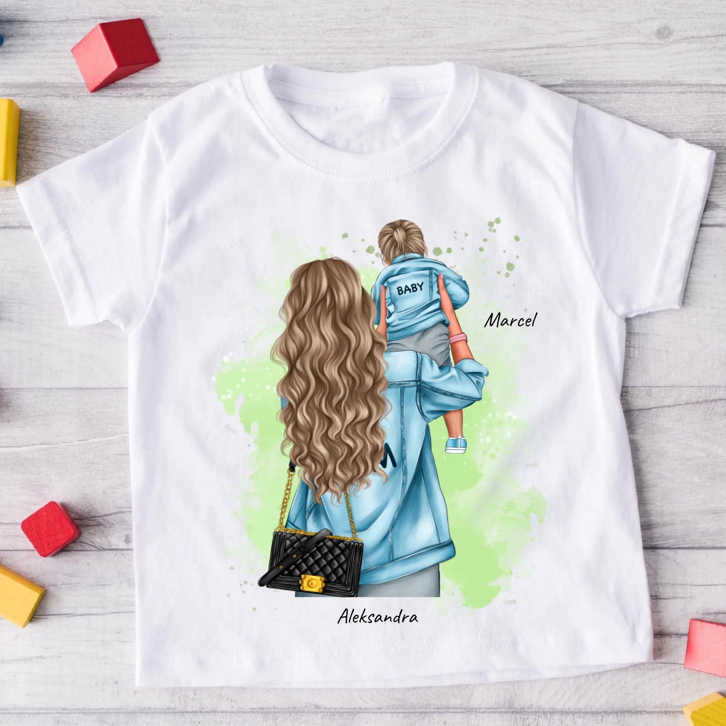 Koszulka dla mamy i syna  - Personalizowana (rodzinna) #16