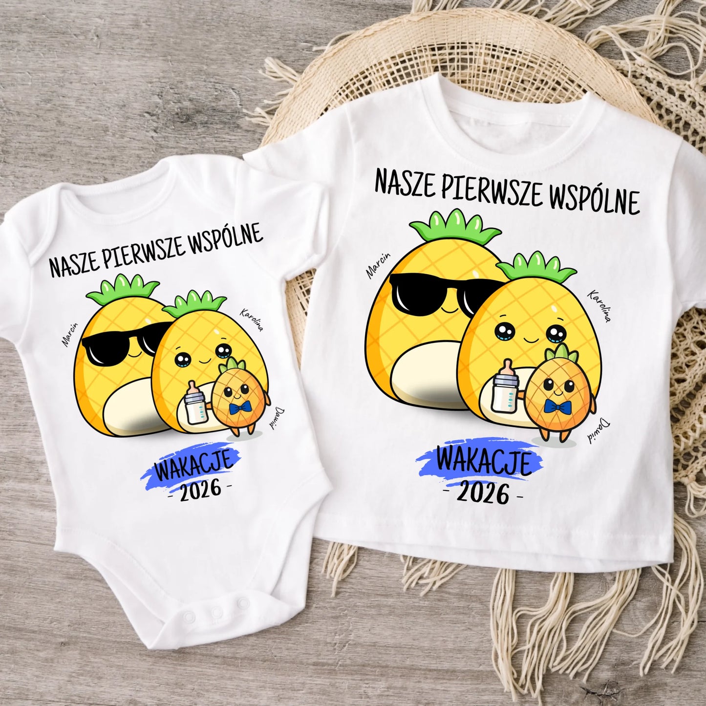 Koszulka ze wzorem rodzice i dziecko - Personalizowana (rodzinna) #5215