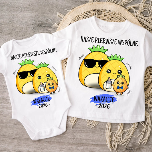 Koszulka ze wzorem rodzice i dziecko - Personalizowana (rodzinna) #5215