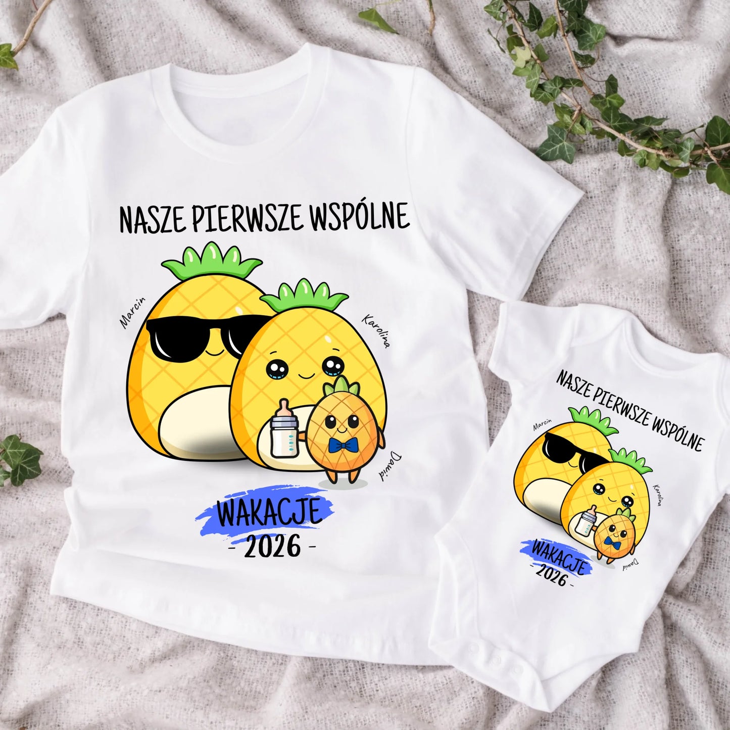 Koszulka ze wzorem rodzice i dziecko - Personalizowana (rodzinna) #5215